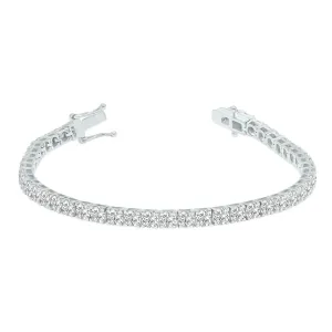 10ct tw LAB GROWN Diamond Bracelet in 14kt White gold