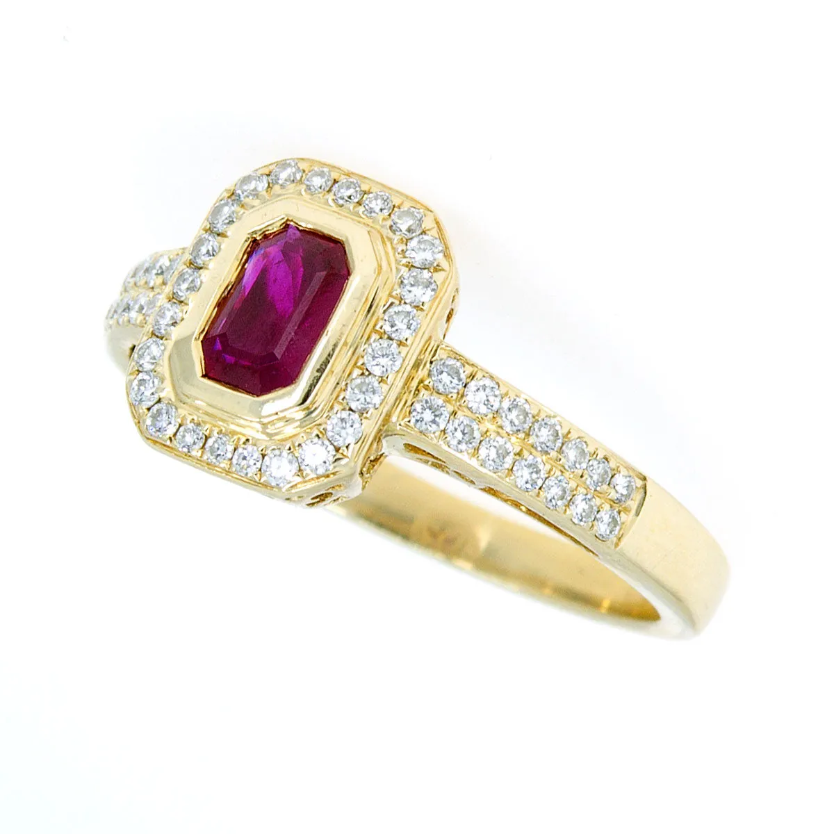 1.25ct Ruby & Diamond Ring