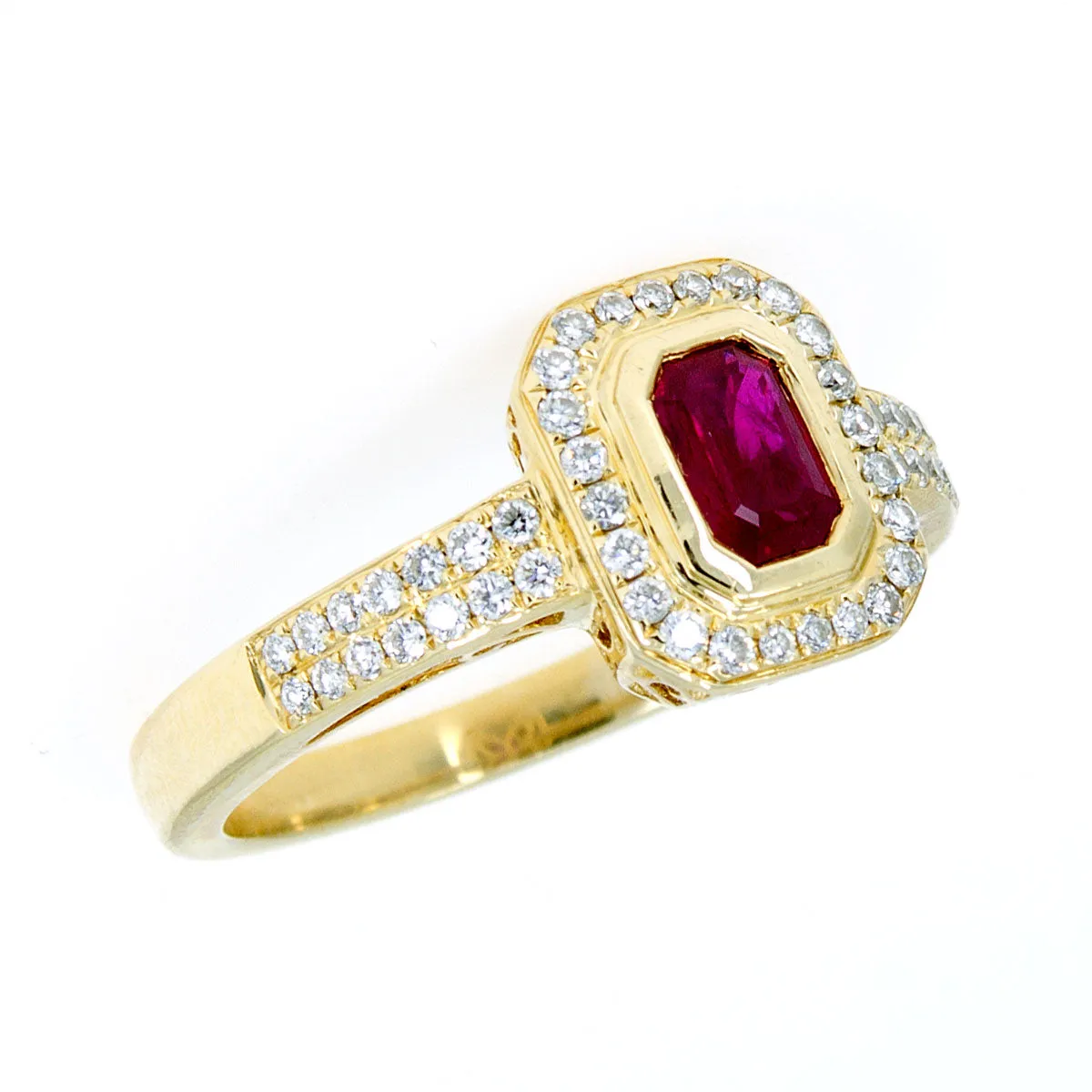 1.25ct Ruby & Diamond Ring