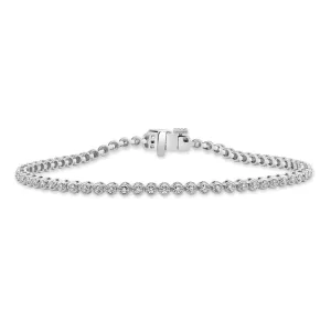 14K Gold & Diamond Tennis Bracelet - 0.98ct