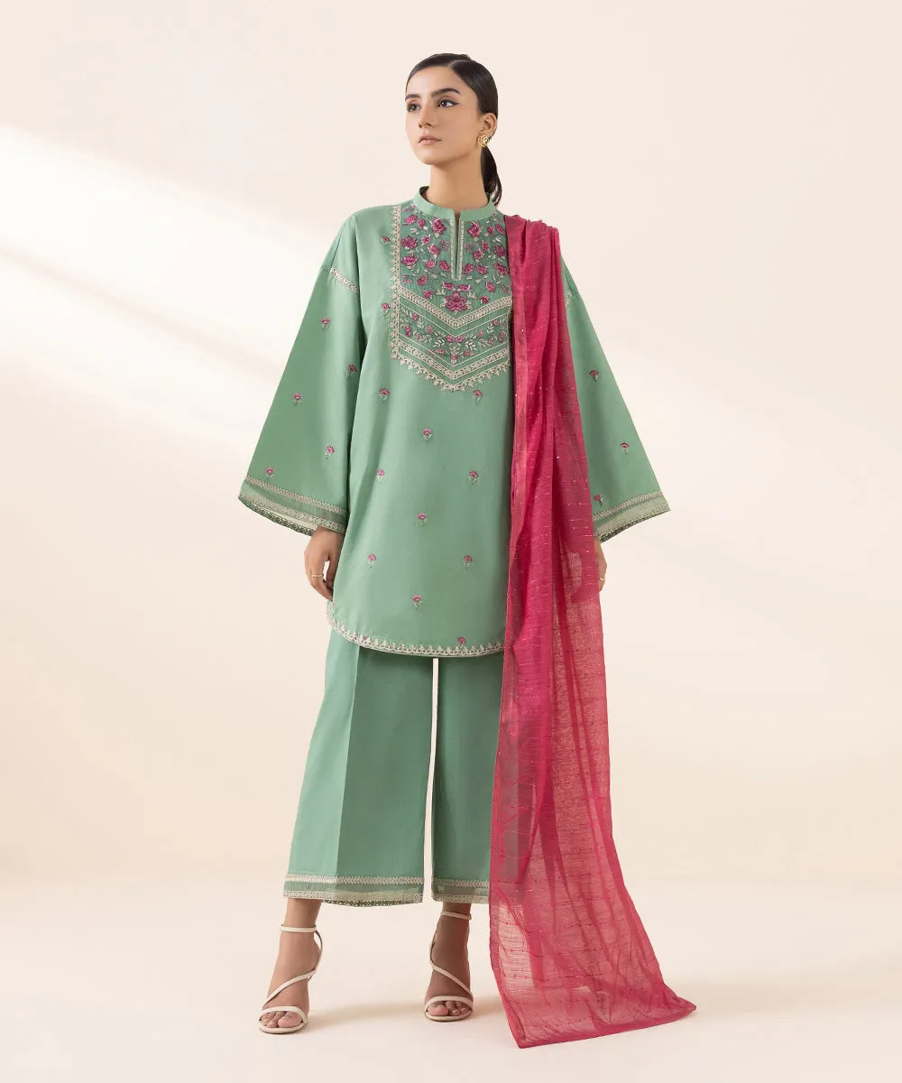 3 Piece - Embroidered Lawn Suit