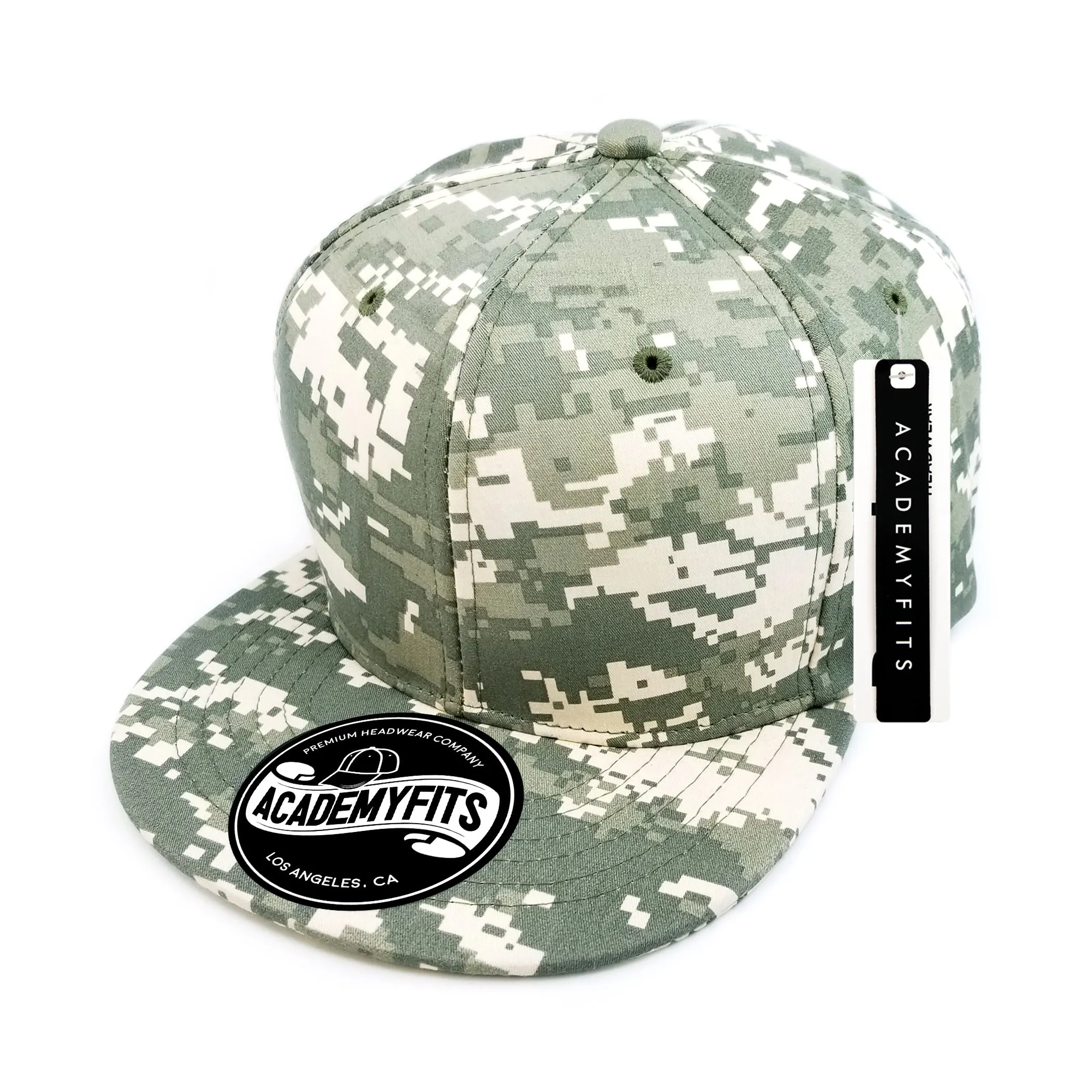 Academy Fits Camo Snapback Hat 1013C