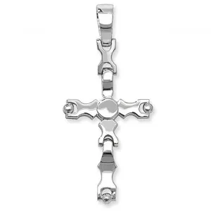 Acotis Silver Pendant Movable Cross G6448