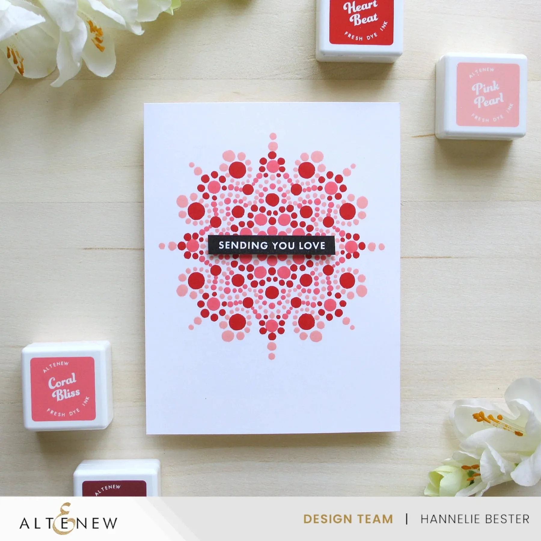 Altenew Tea Party Fresh Dye Ink Re-inker - Coral Bliss