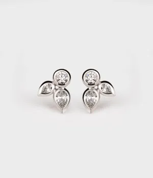 Angel Earrings / Platinum / HVS Certified Diamond / Diamonds