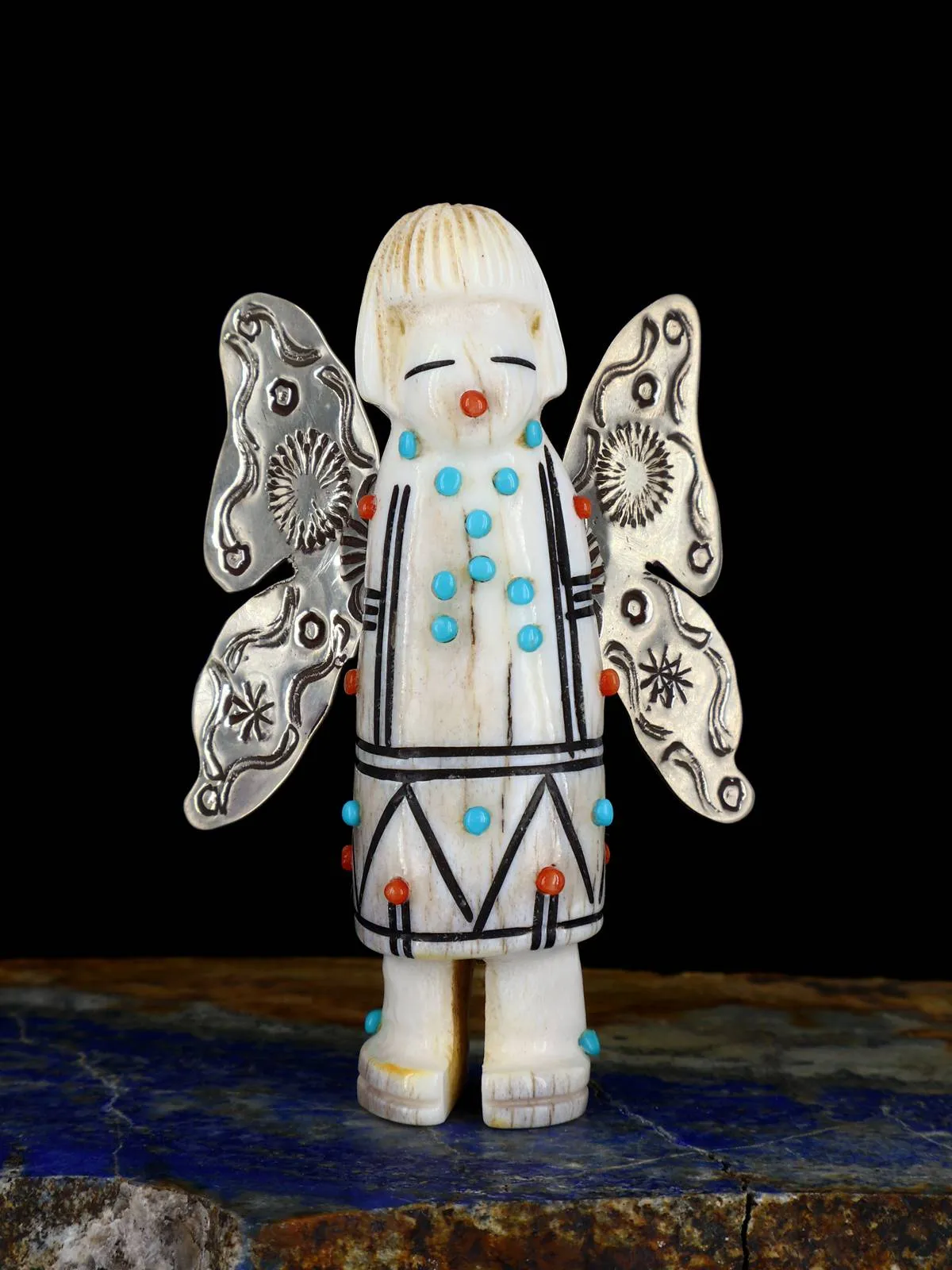 Antler Butterfly Maiden Zuni Fetish