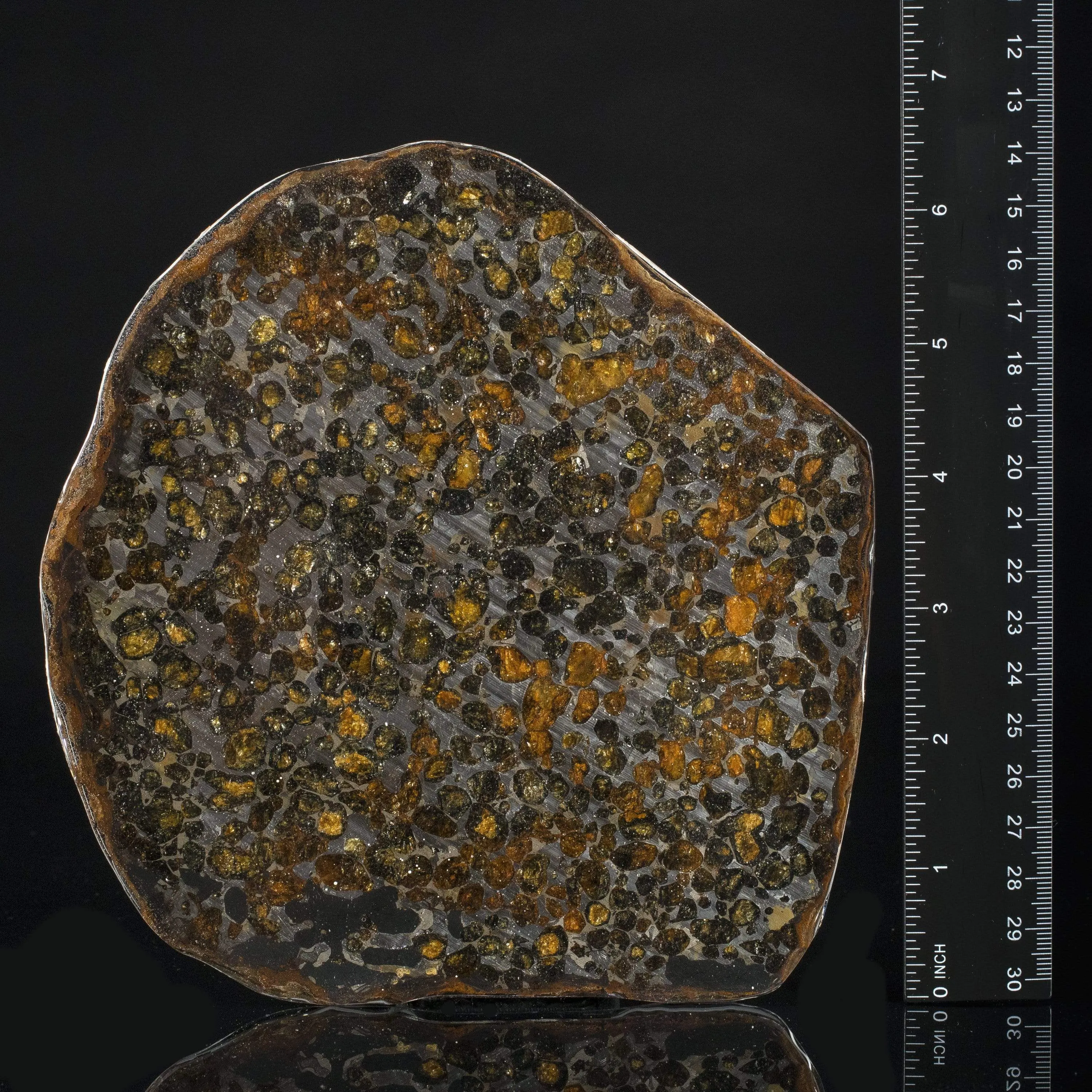 Authentic Kenya Sericho Pallasite Olivine Meteorite - 359 g