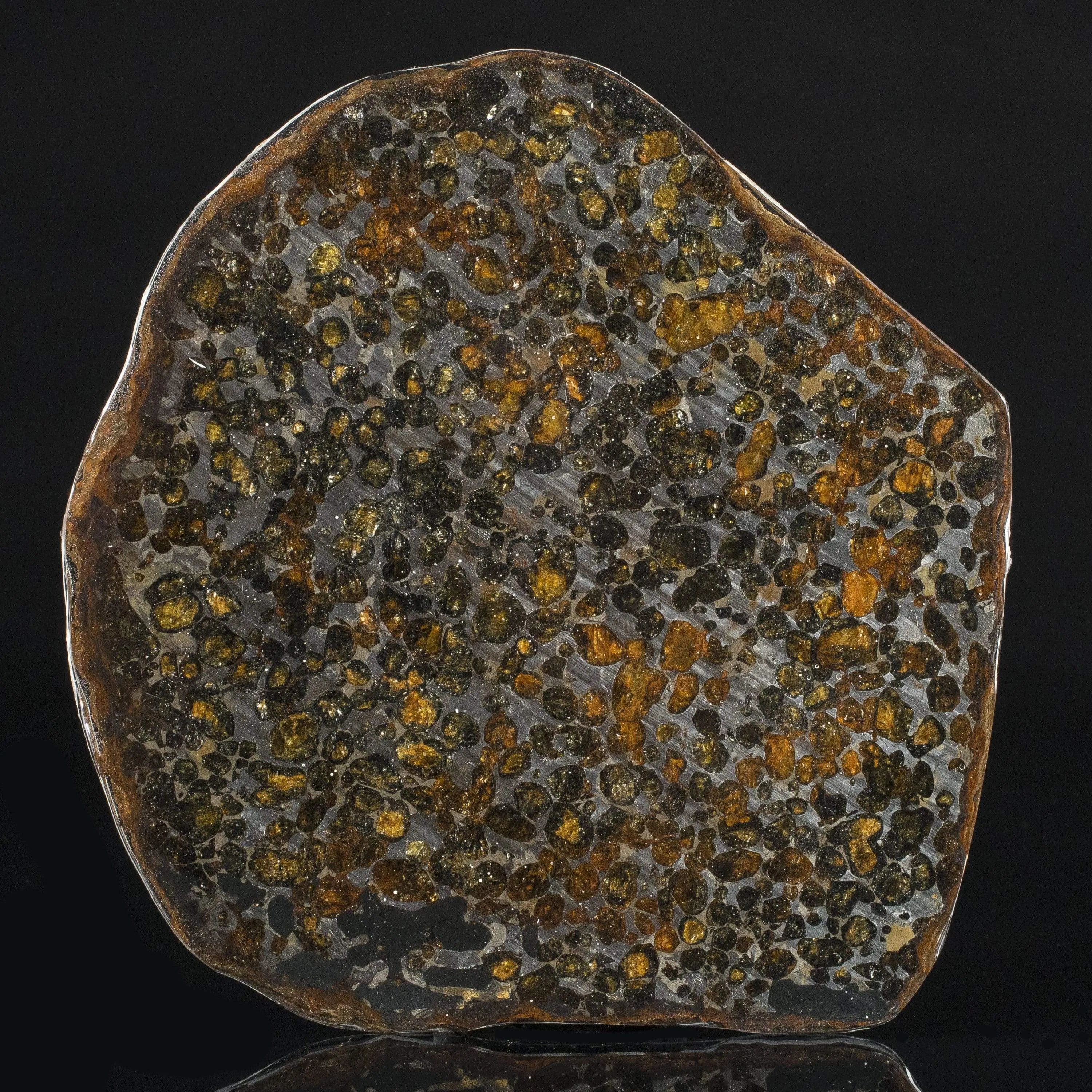 Authentic Kenya Sericho Pallasite Olivine Meteorite - 359 g