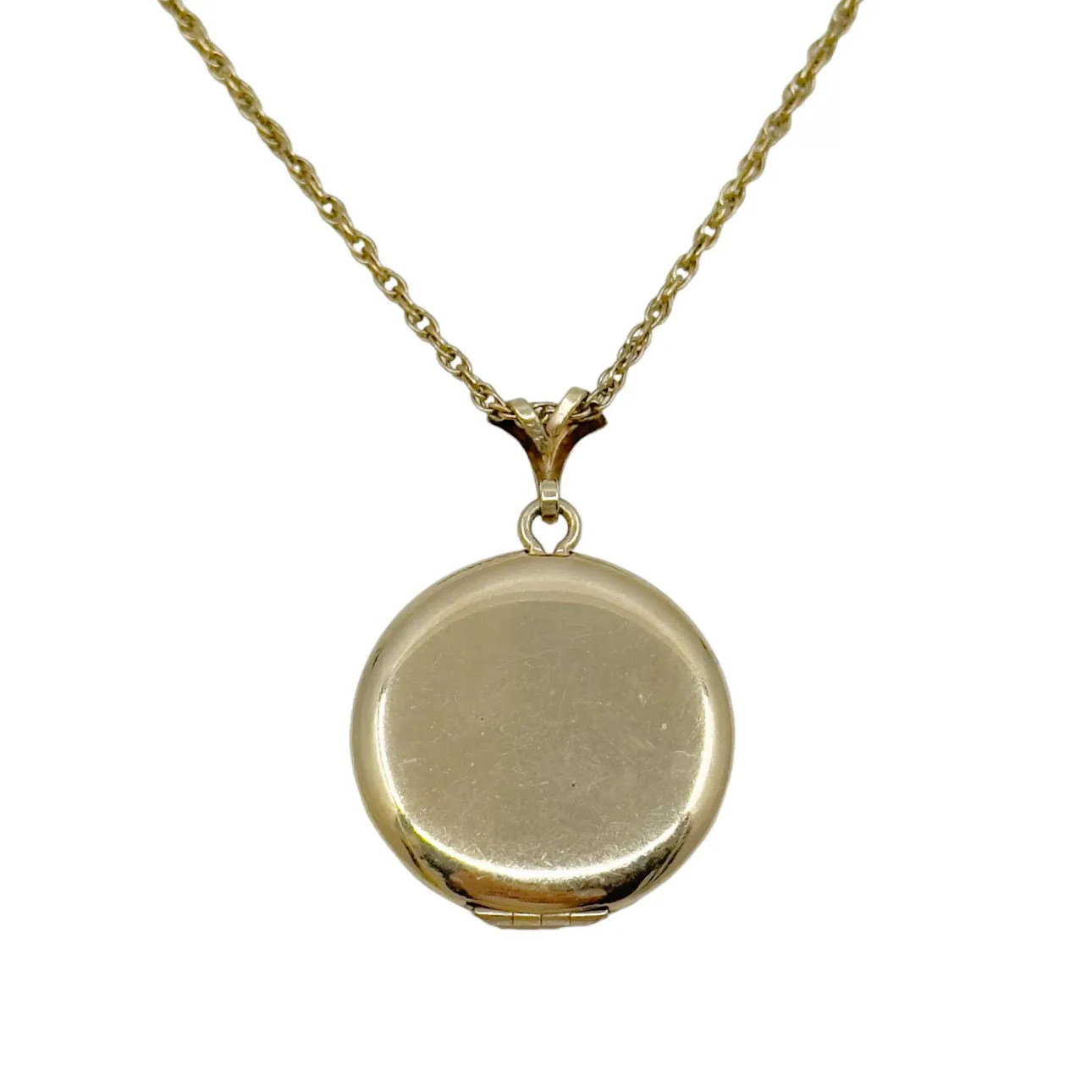 BAB Gold filled locket pendant necklace