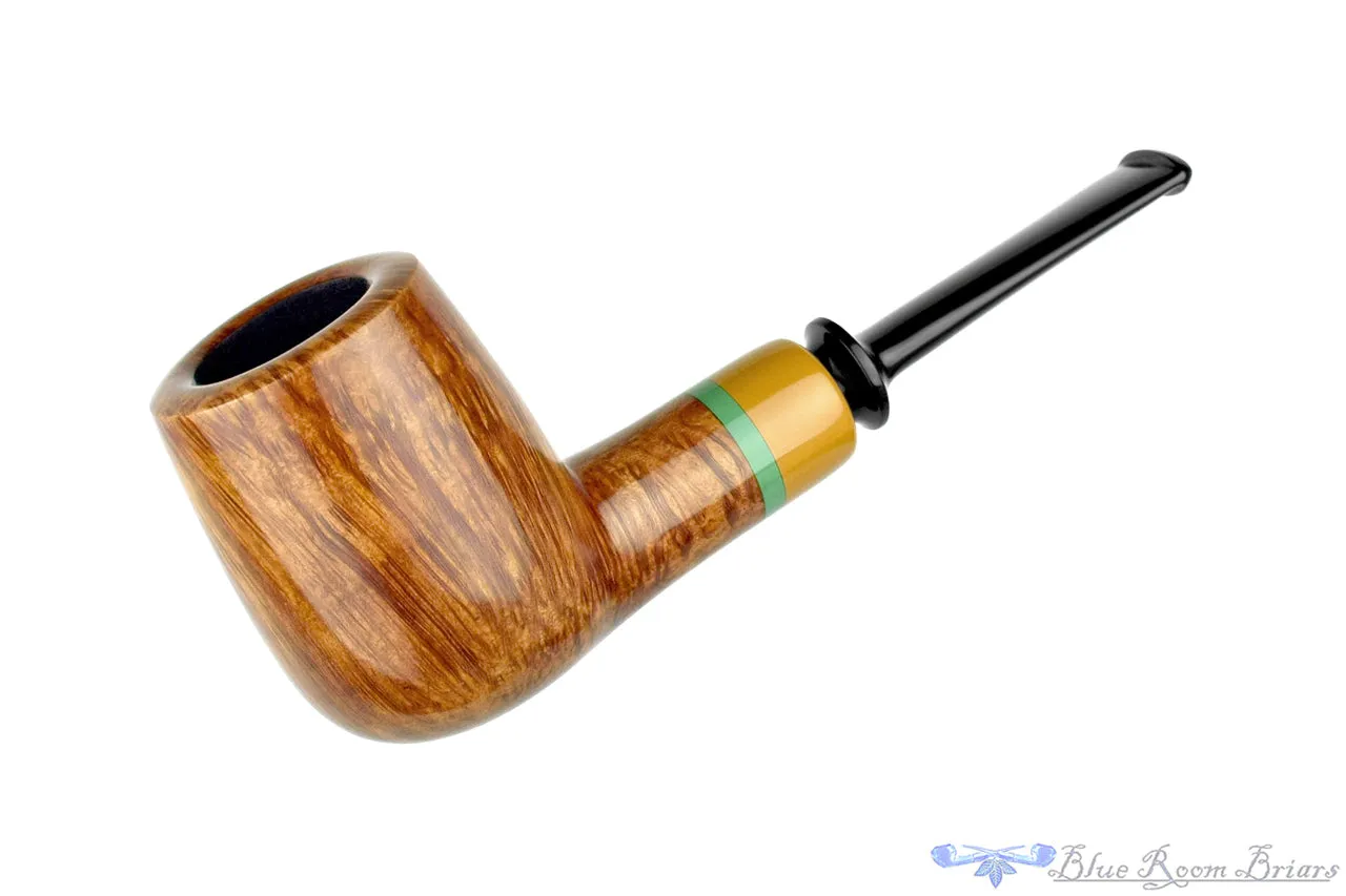 Brian Madsen Pipe Billiard with Colored Ebonite