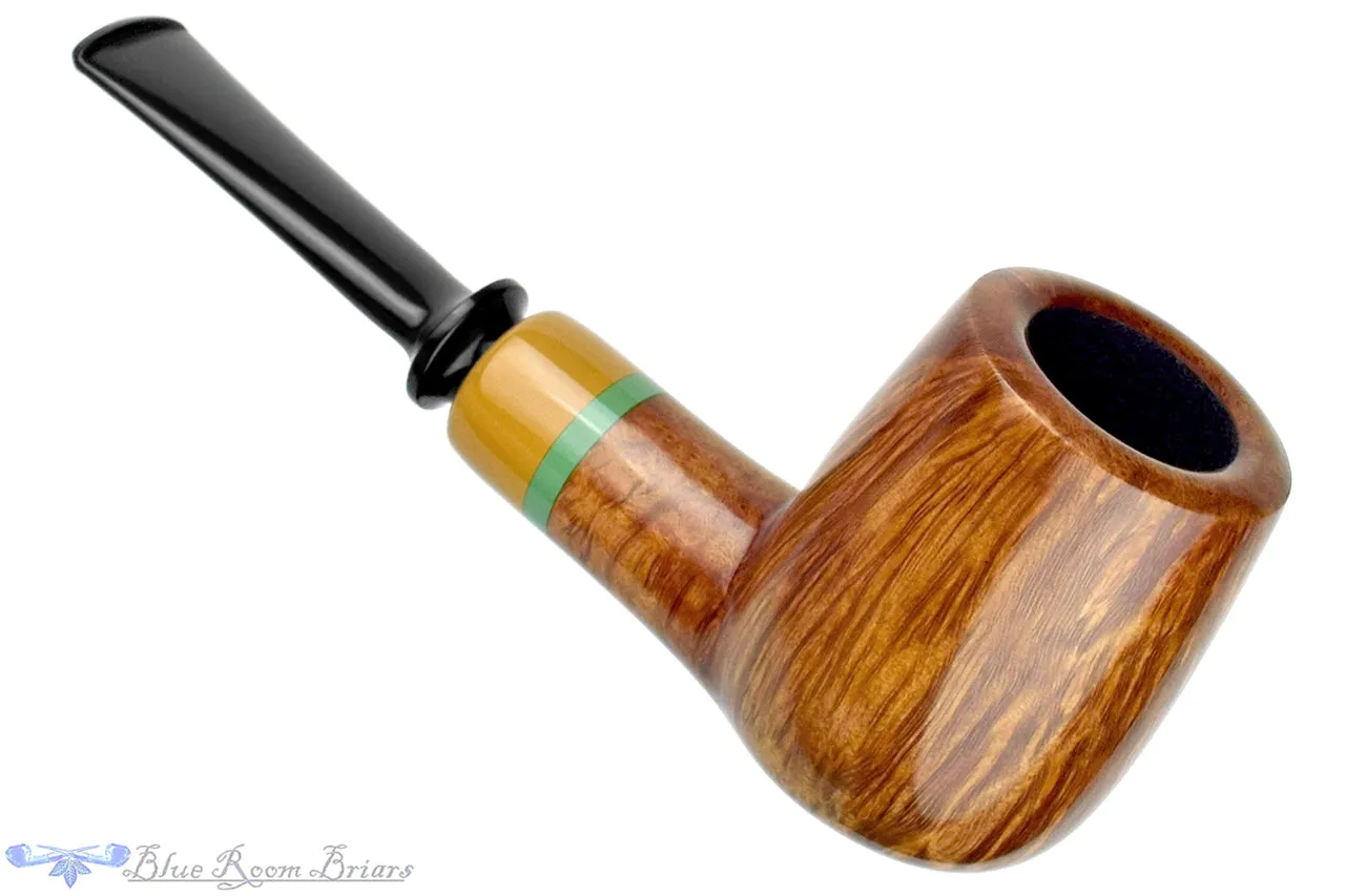 Brian Madsen Pipe Billiard with Colored Ebonite