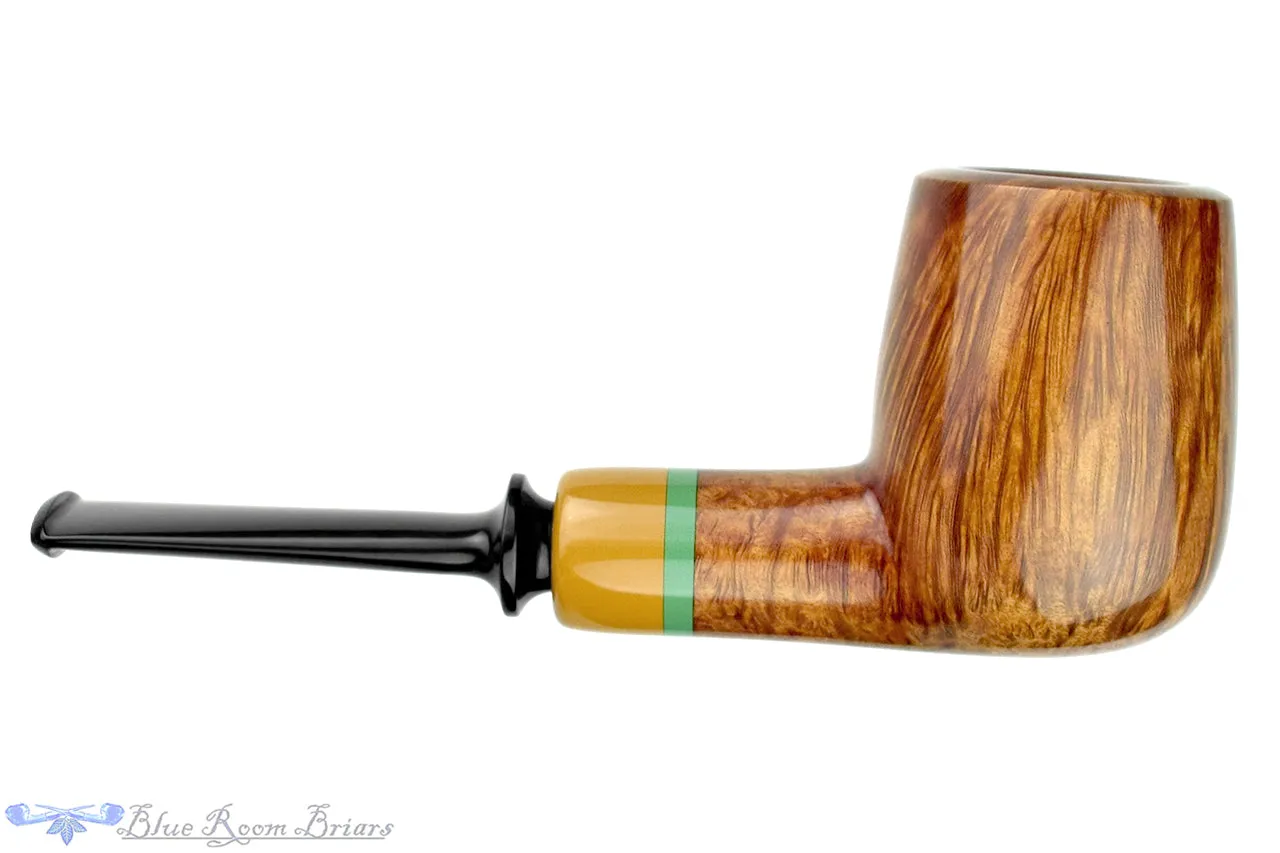 Brian Madsen Pipe Billiard with Colored Ebonite