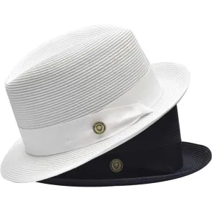 Bruno Capelo Romeo Center Dent Straw Trilby Hat