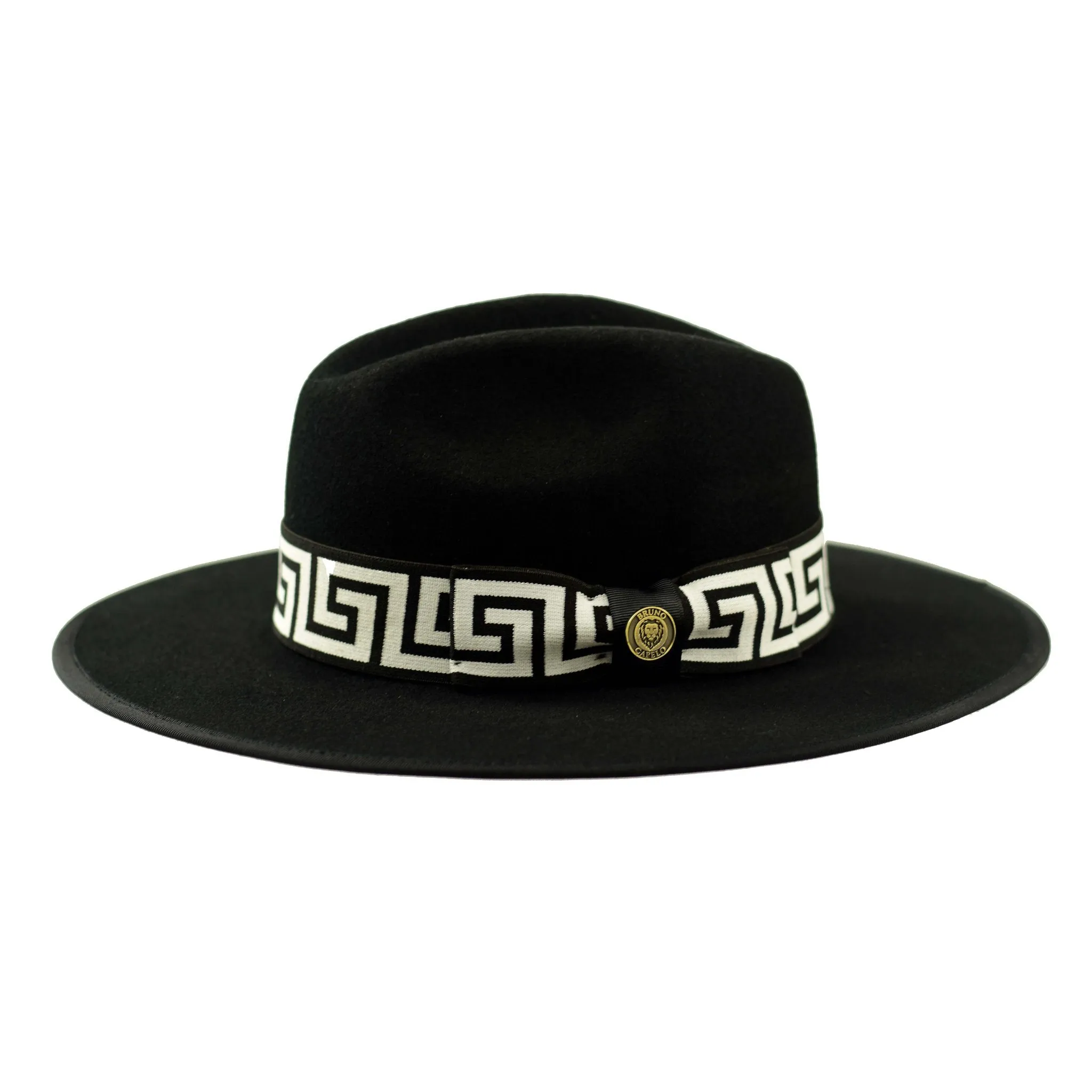 Bruno Capelo Wesley Wide Brim Pinch Front Wool Fedora