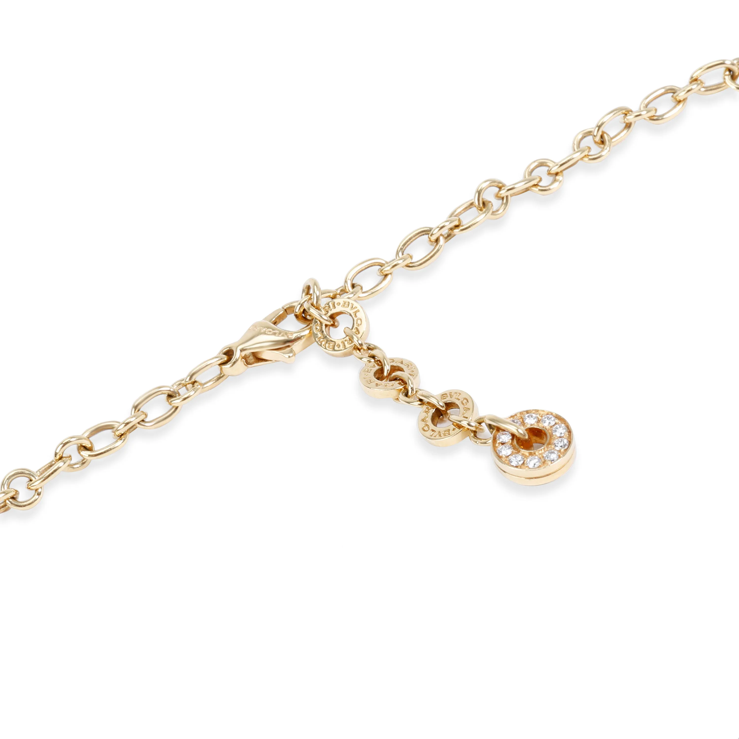 Bulgari Flora Sapphire & Diamond Necklace in 18KT Gold 2.24 CTW