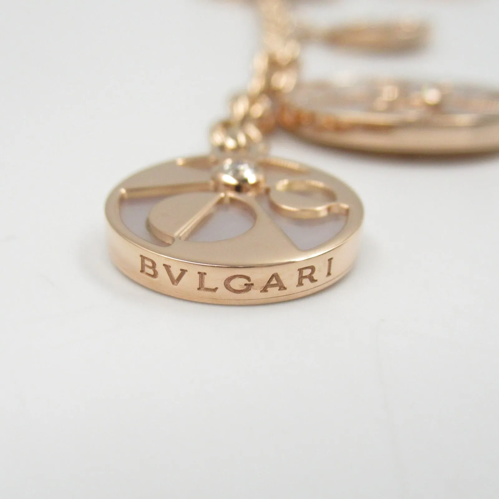 Bvlgari Diamond Shell K18PG Pink Gold Bracelet