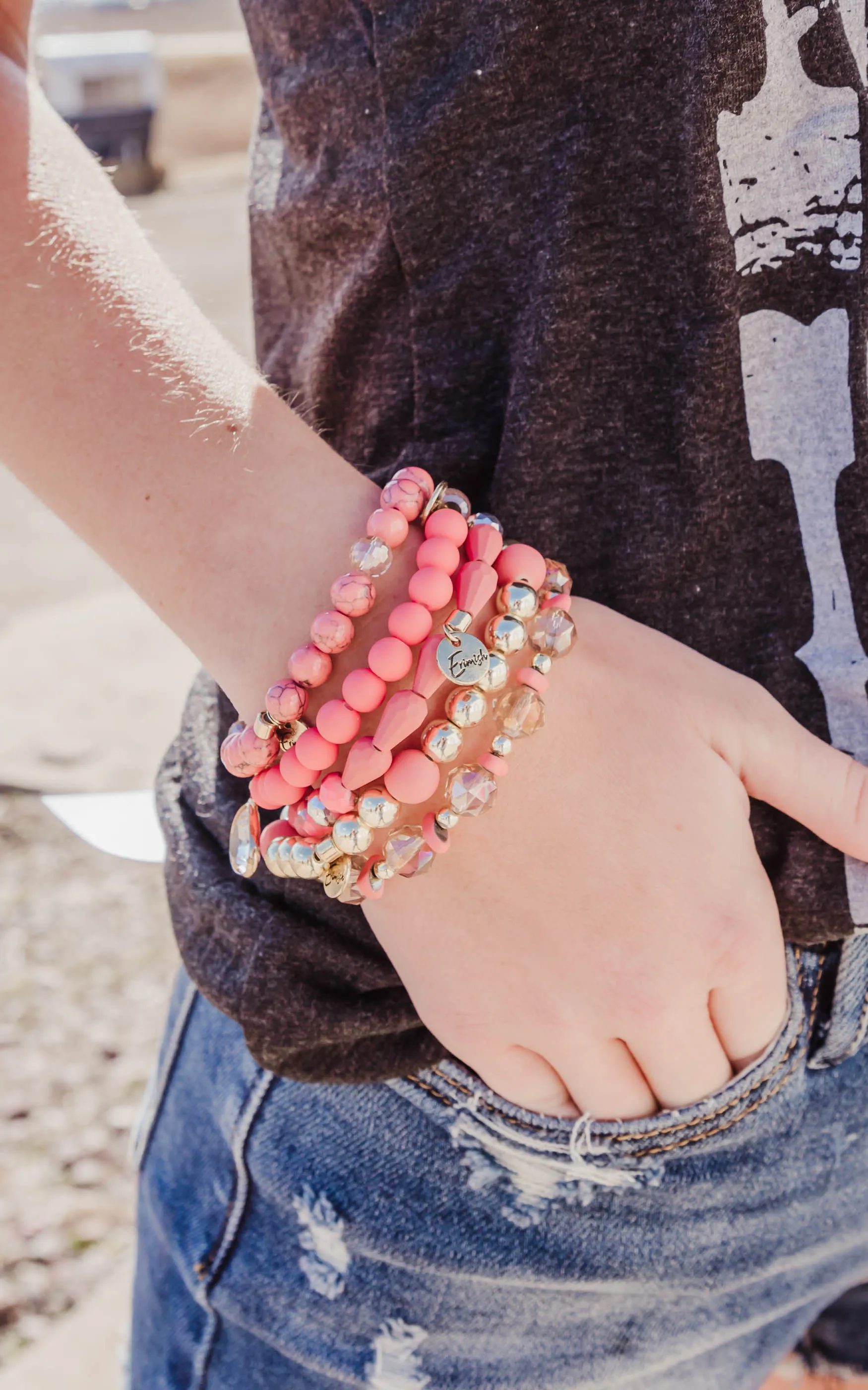 Candy Confetti Stacked Bracelets -5