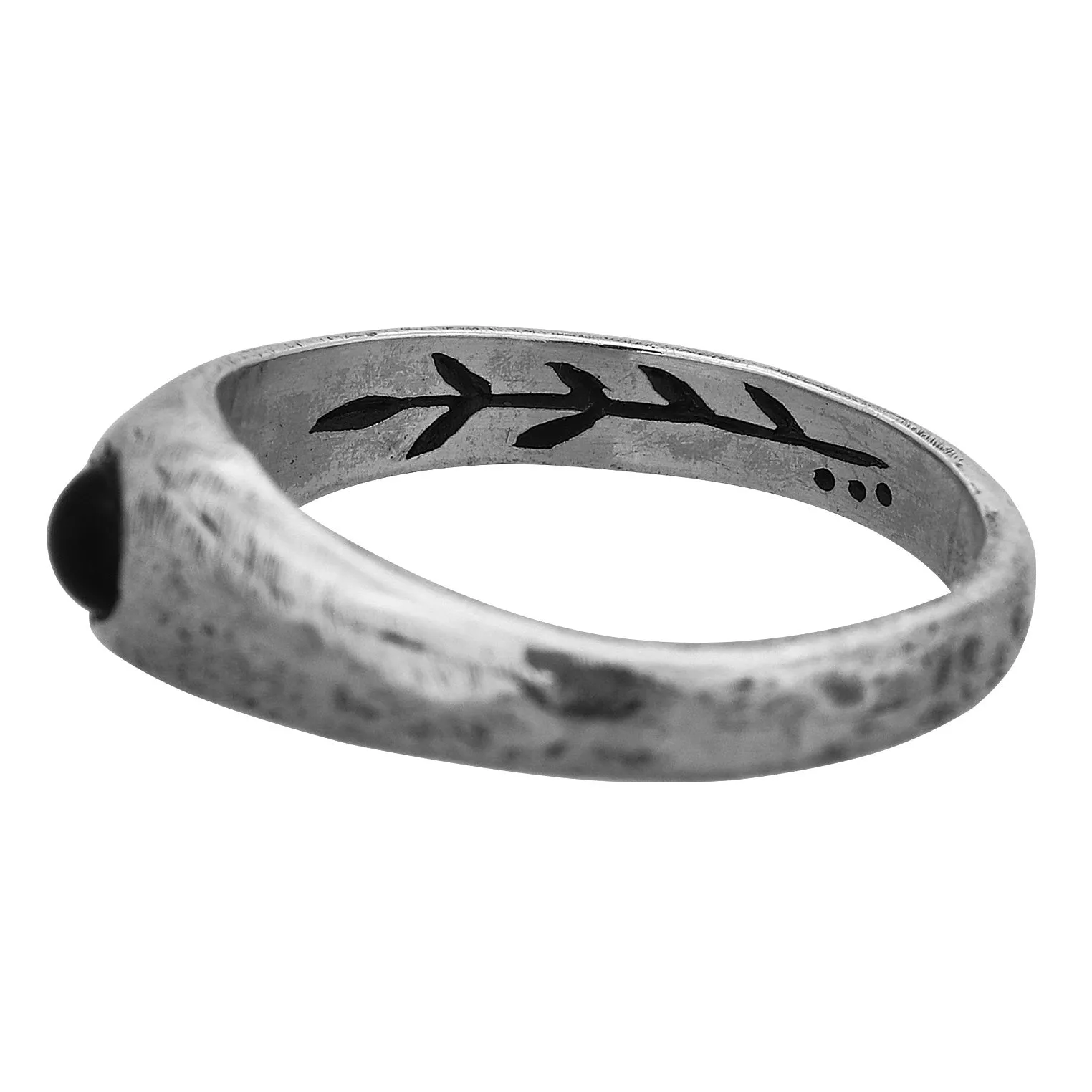 Cast Away Ring - Schwarzer Onyx