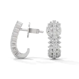 Celine Silver Hoop Earrings for Women