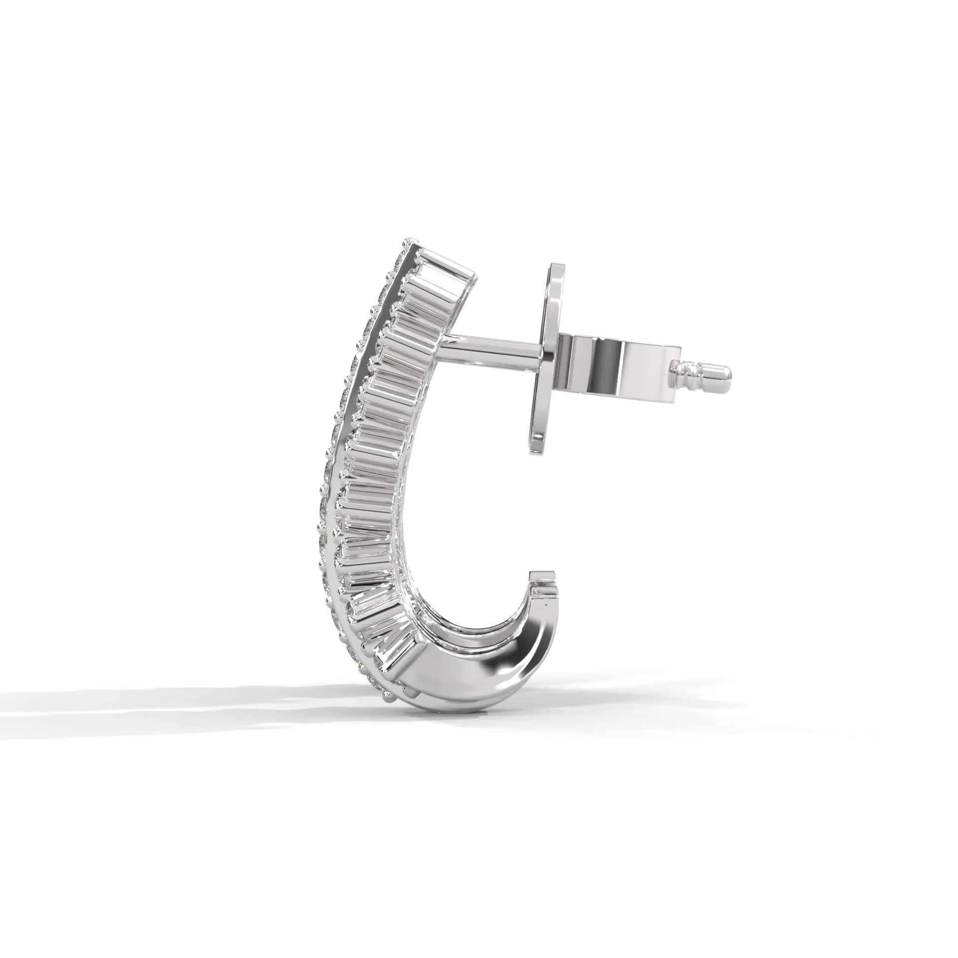 Celine Silver Hoop Earrings for Women