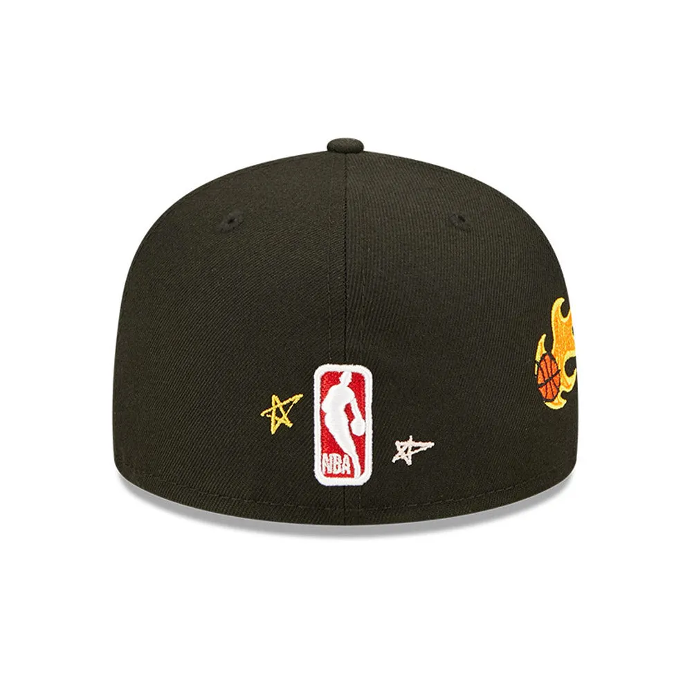 Chicago Bulls NBA Scribble Fitted