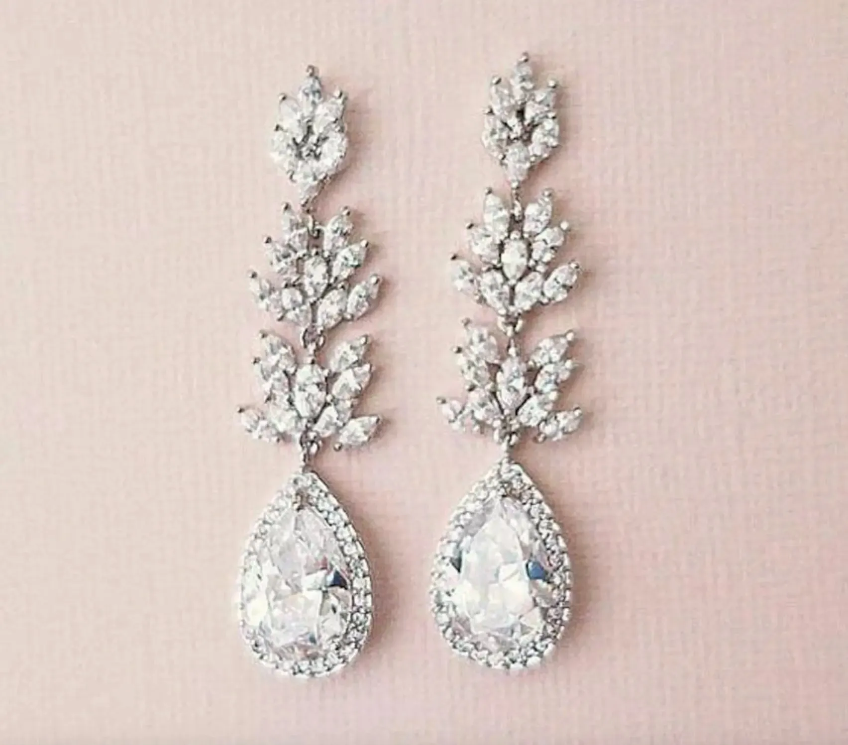 Clip On Wedding Earrings Karena