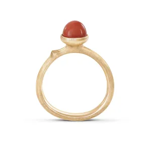 Coral Lotus Ring