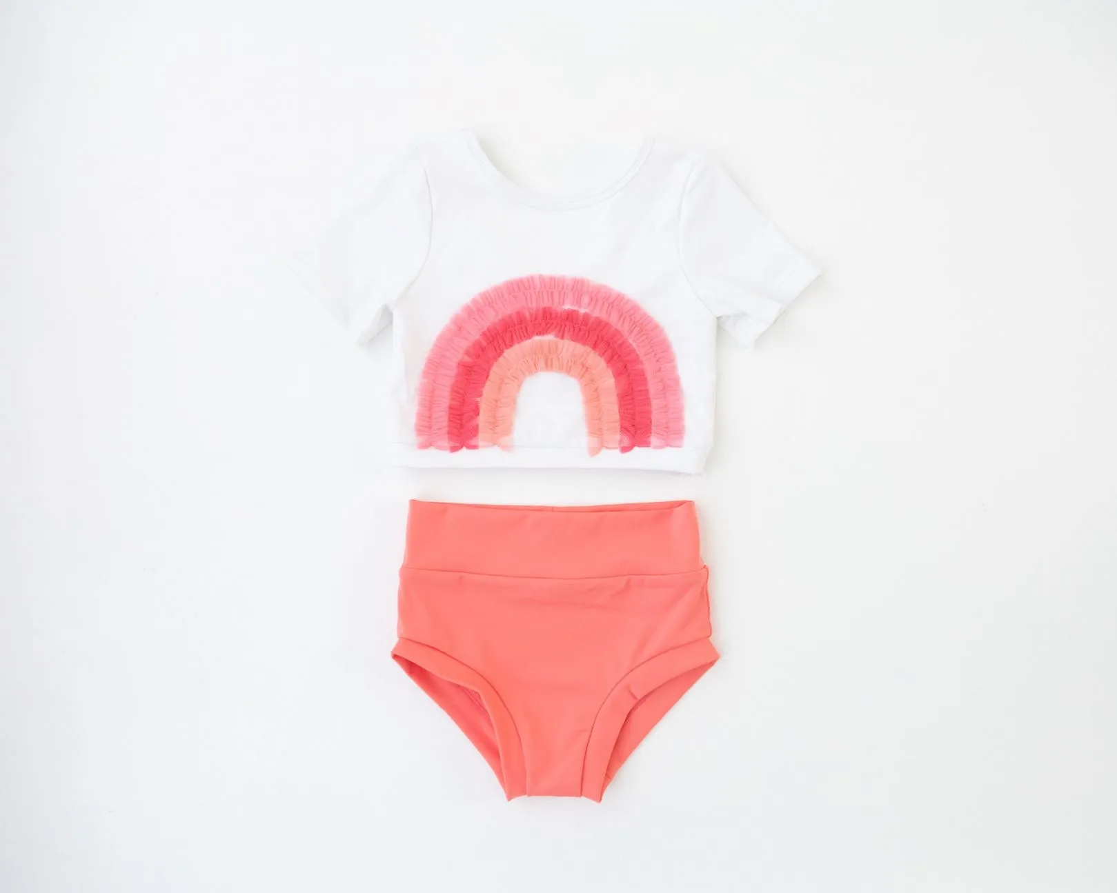 Coral Rainbow 2pc Leo Dance Set