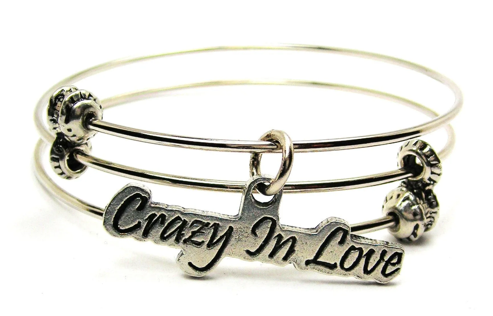 Crazy In Love Triple Style Expandable Bangle Bracelet