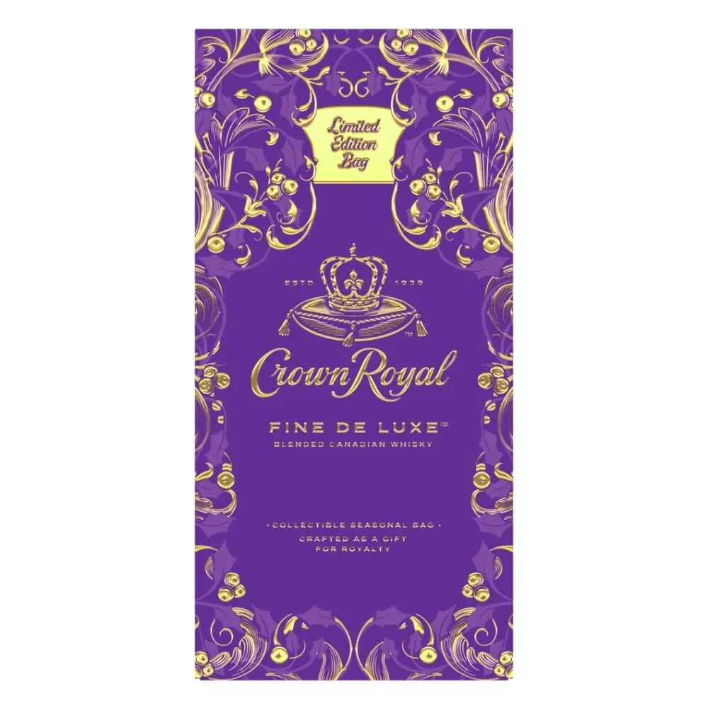 Crown Royal Fine De Luxe Limited Edition Holiday Bag