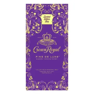 Crown Royal Fine De Luxe Limited Edition Holiday Bag