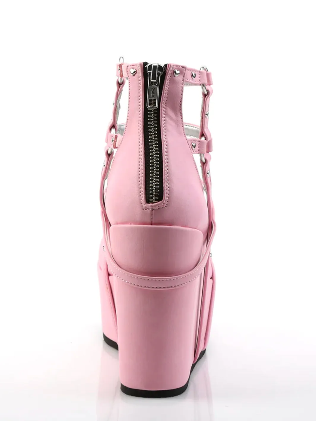 DEMONIA POISON-25-2 - PINK VEGAN LEATHER ✰ PRE ORDER ✰