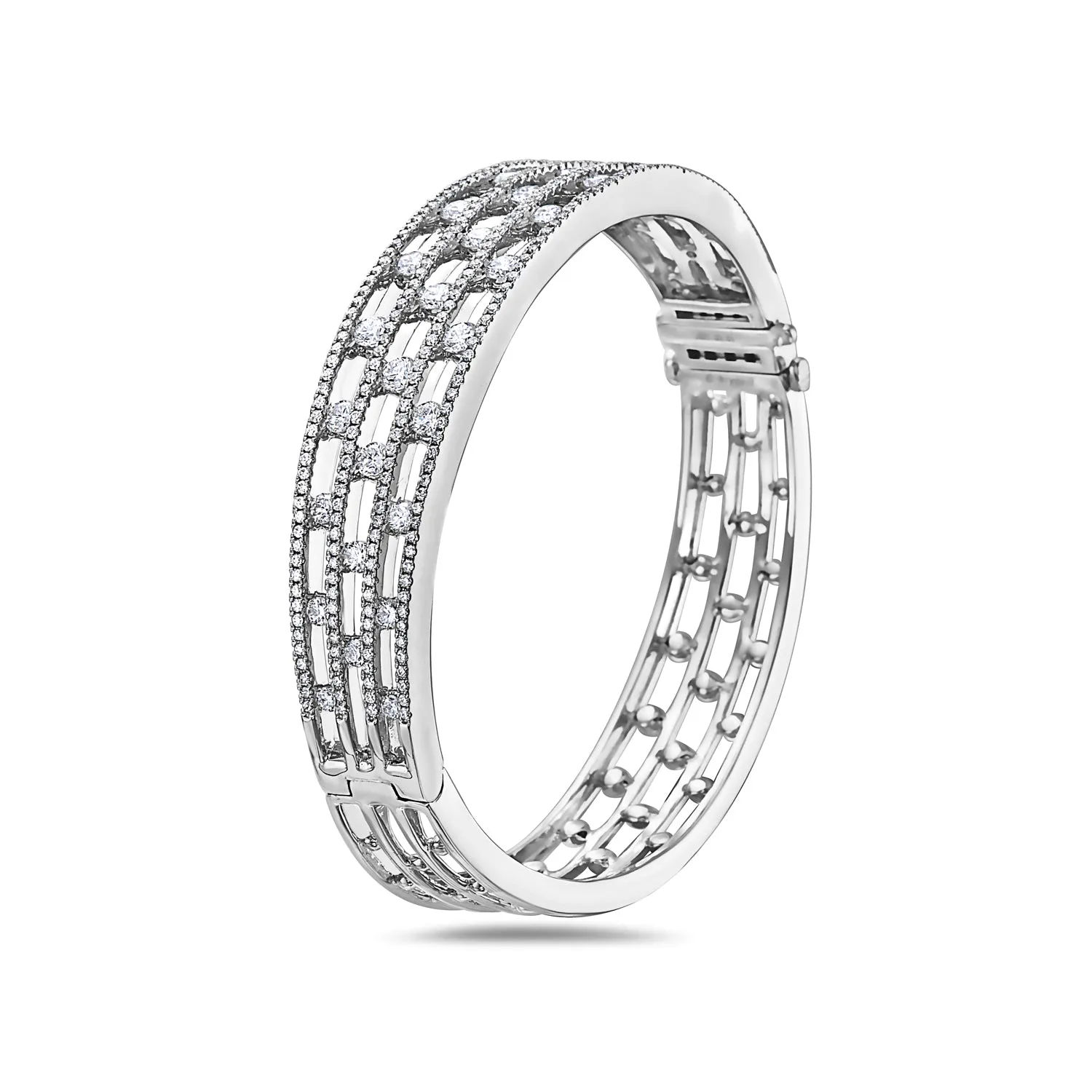 Diamond Air Triple Row Bracelet