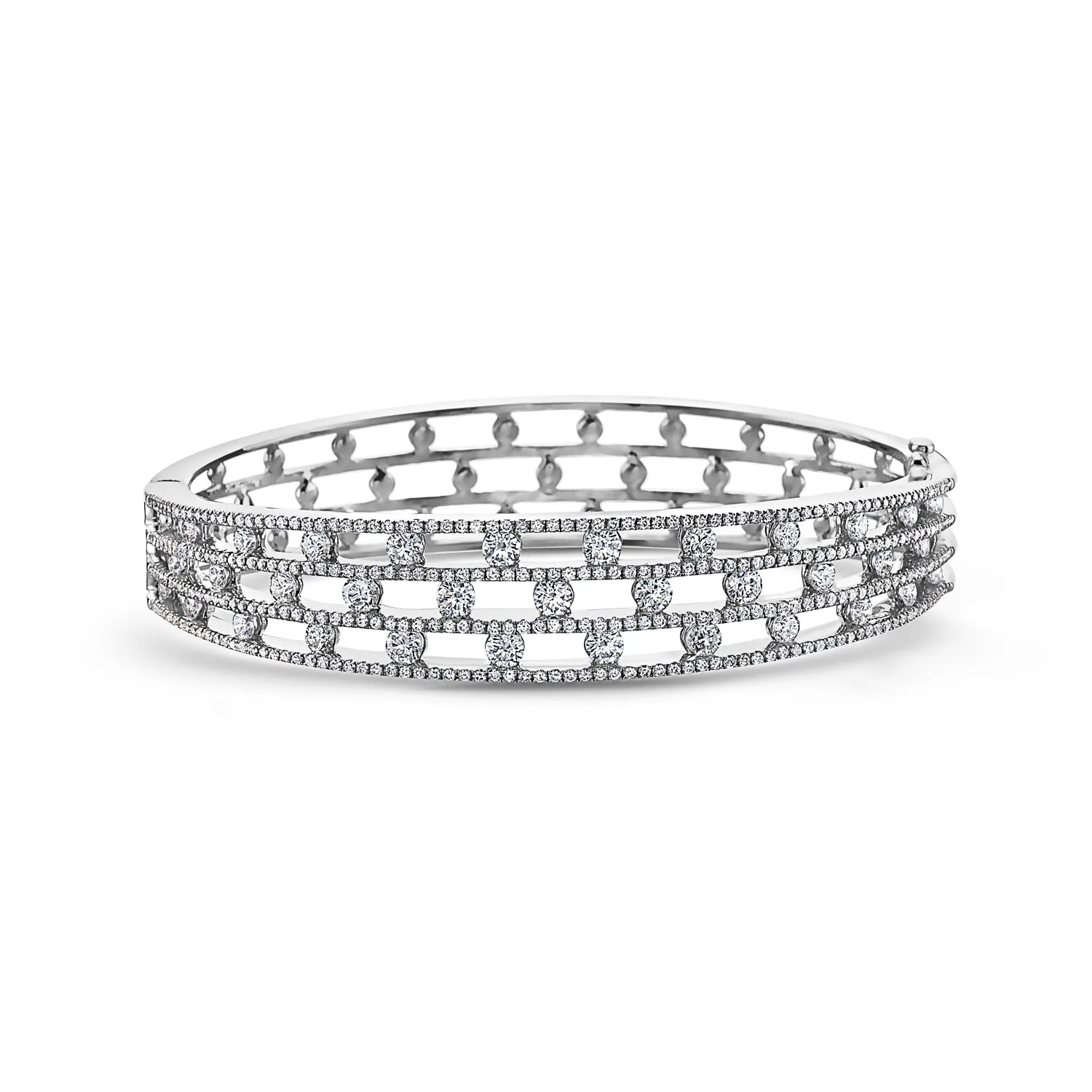 Diamond Air Triple Row Bracelet