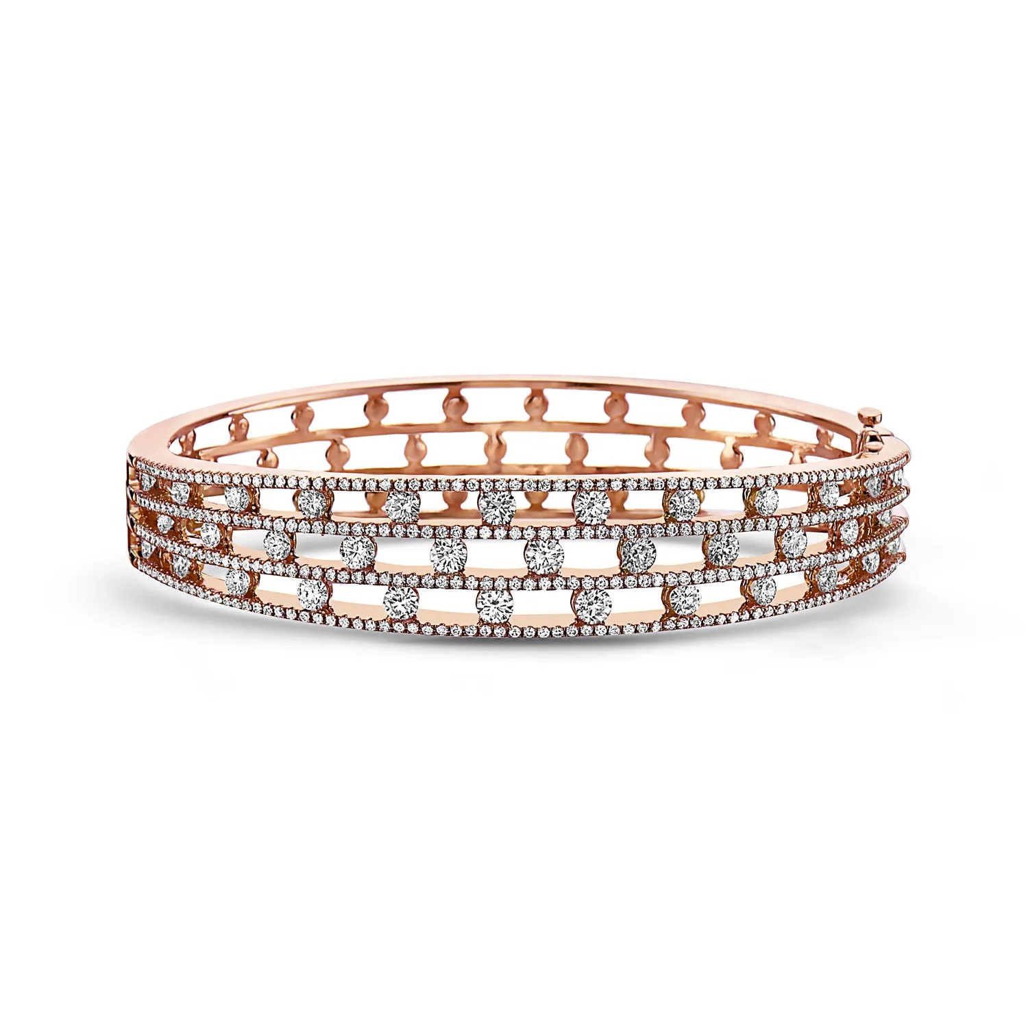 Diamond Air Triple Row Bracelet