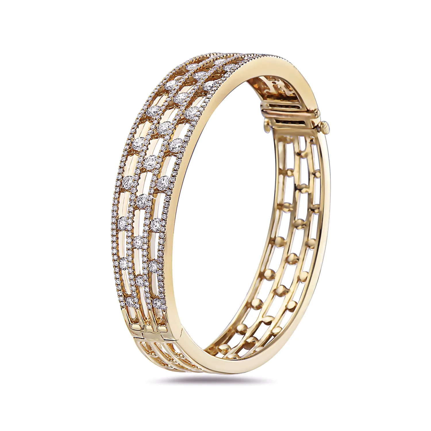 Diamond Air Triple Row Bracelet