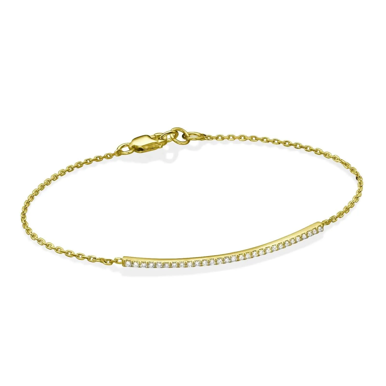 Diamond Bracelet In 18K Gold