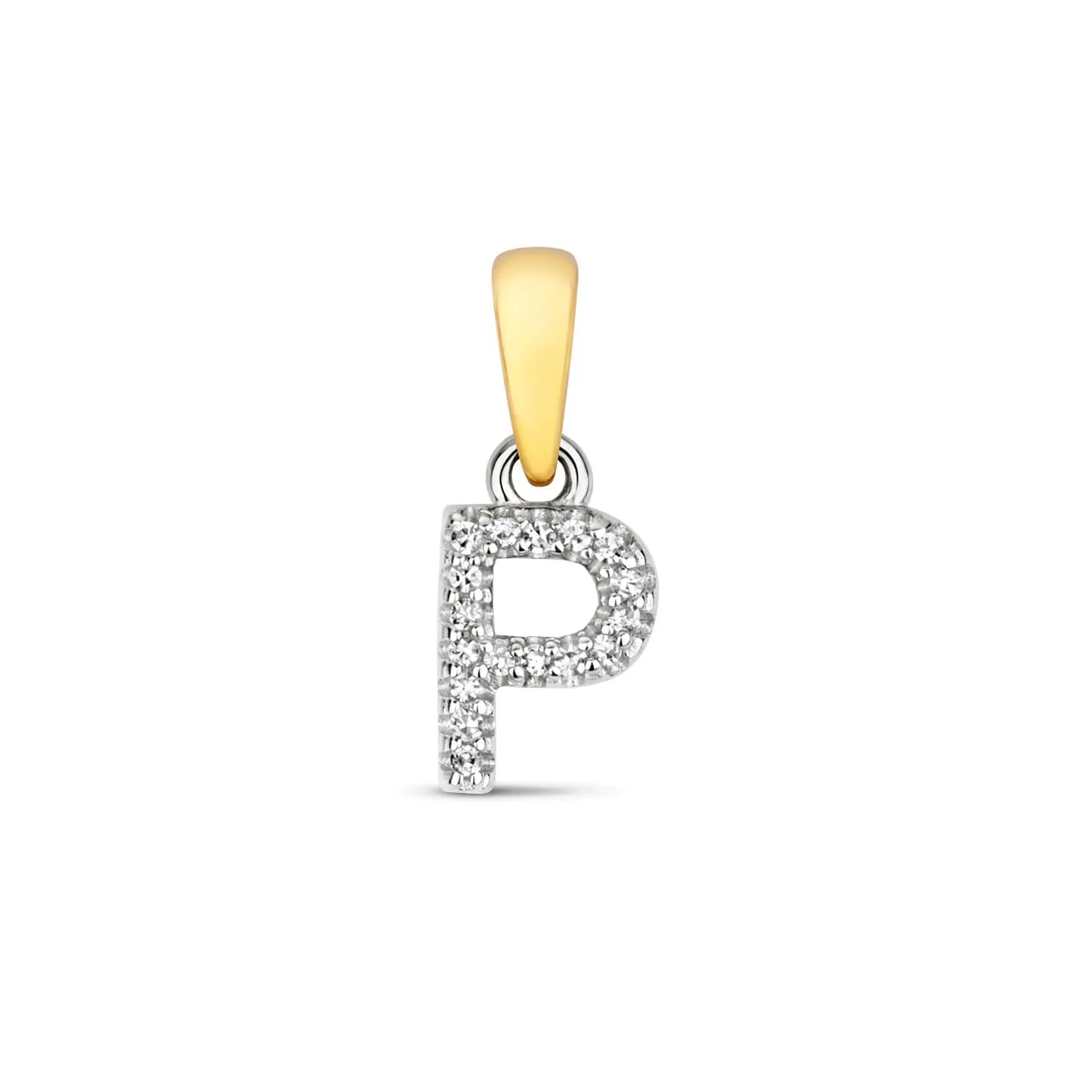 Diamond Initial Necklace | Solid 9 Carat Gold Charm | A to Z