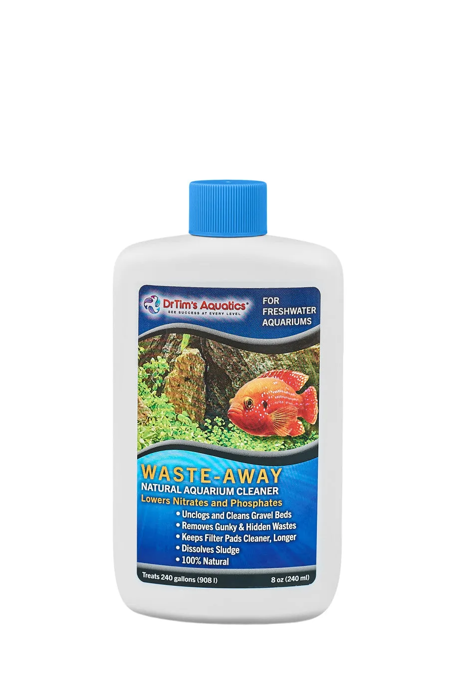 Dr Tim's Aquatics Waste-away Natural Aquarium Cleaner for Freshwater