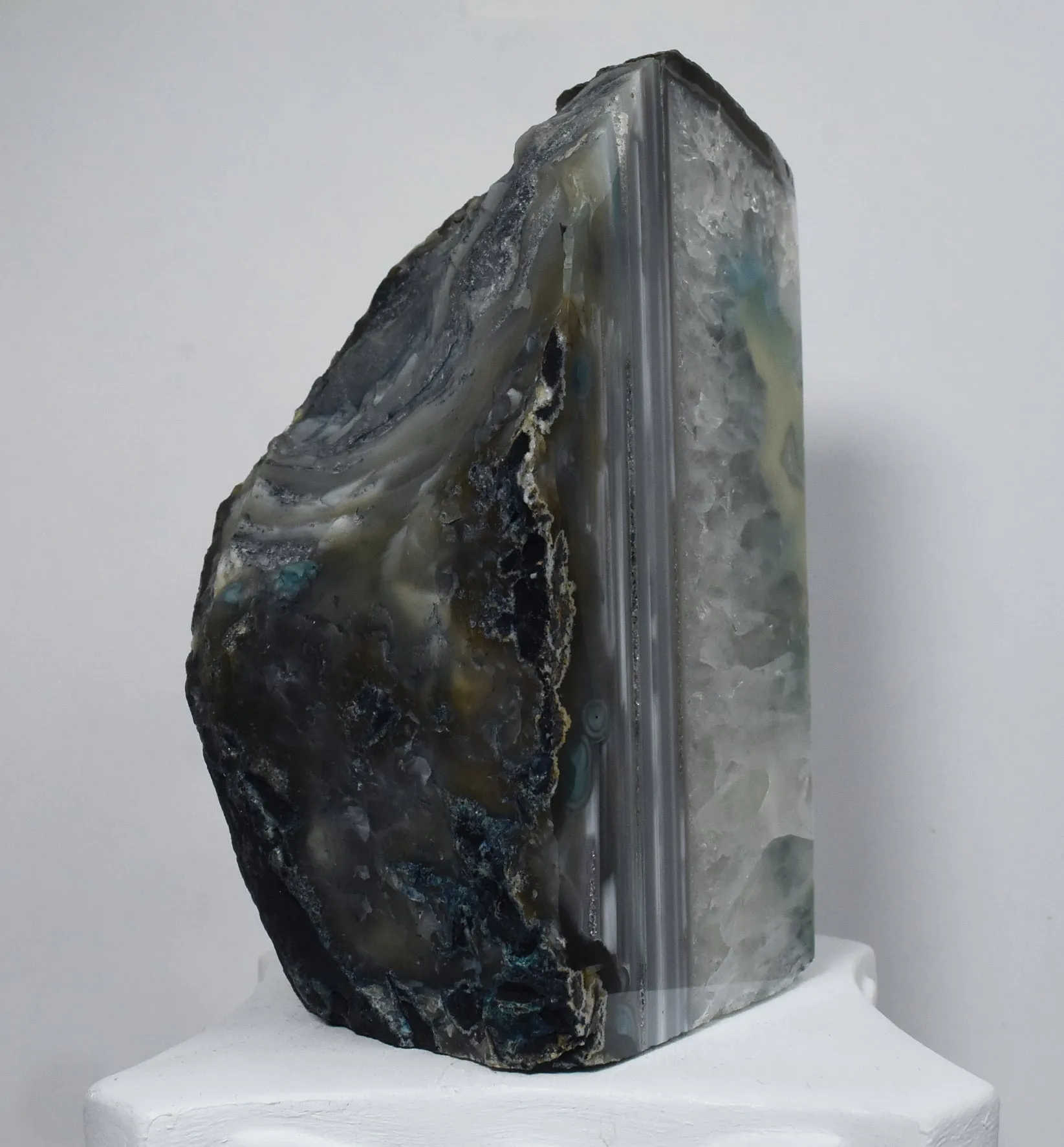 Dyed Onyx Stone Bookend