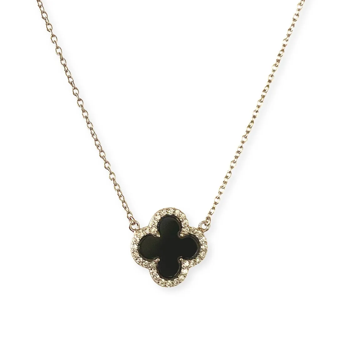 Flora Onyx Large Necklace