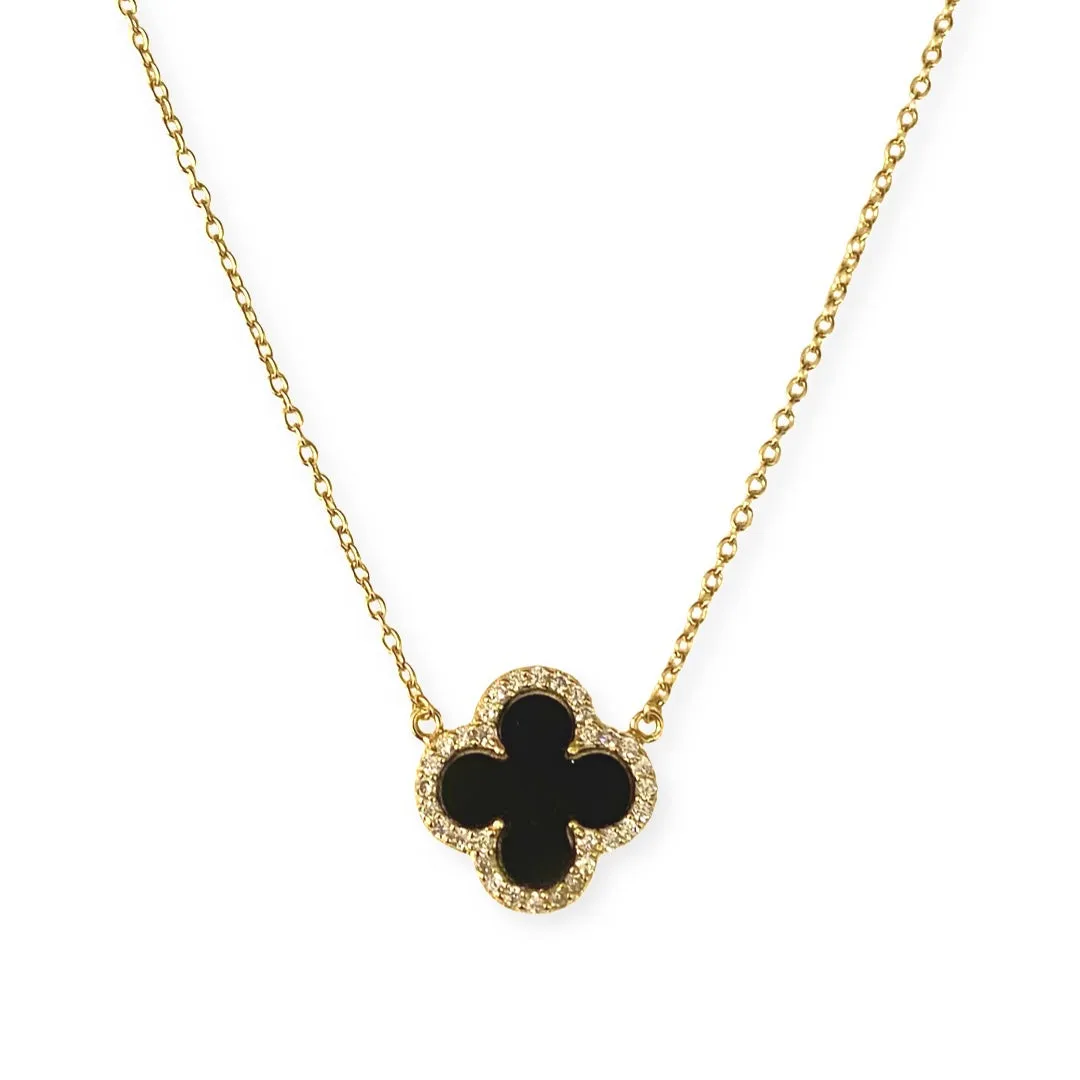 Flora Onyx Large Necklace