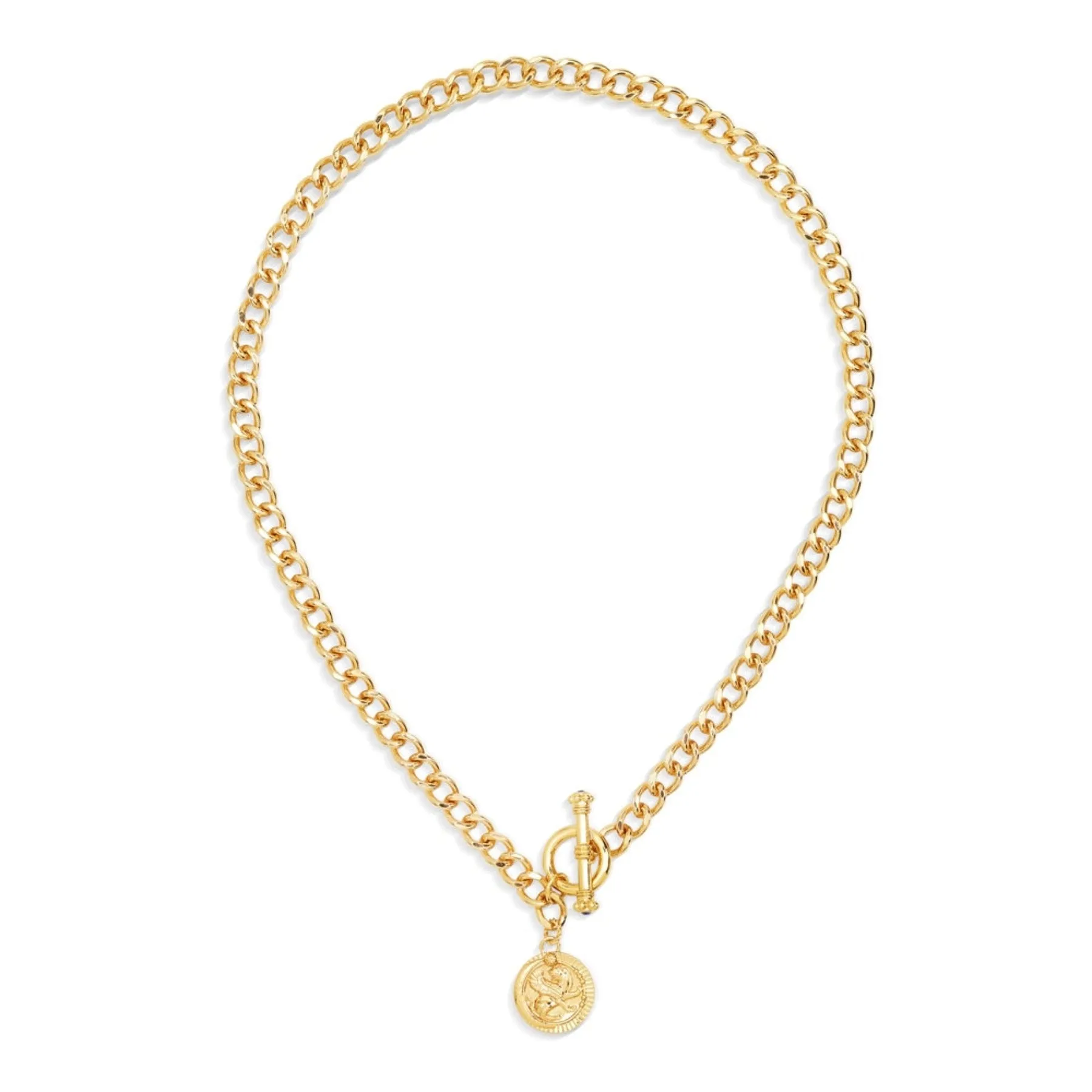 Gold Sappho Coin Necklace - Newbridge Silverware