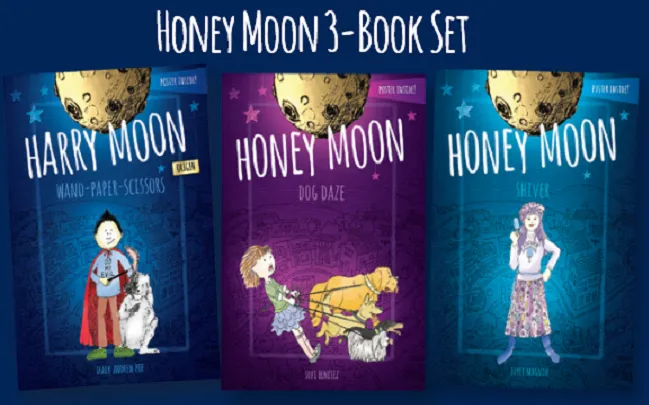 Harry Moon or Honey Moon's 3-Book Bundle Plus Free Shipping!