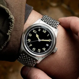 Ironwatch 38mm Military Pilot Watch