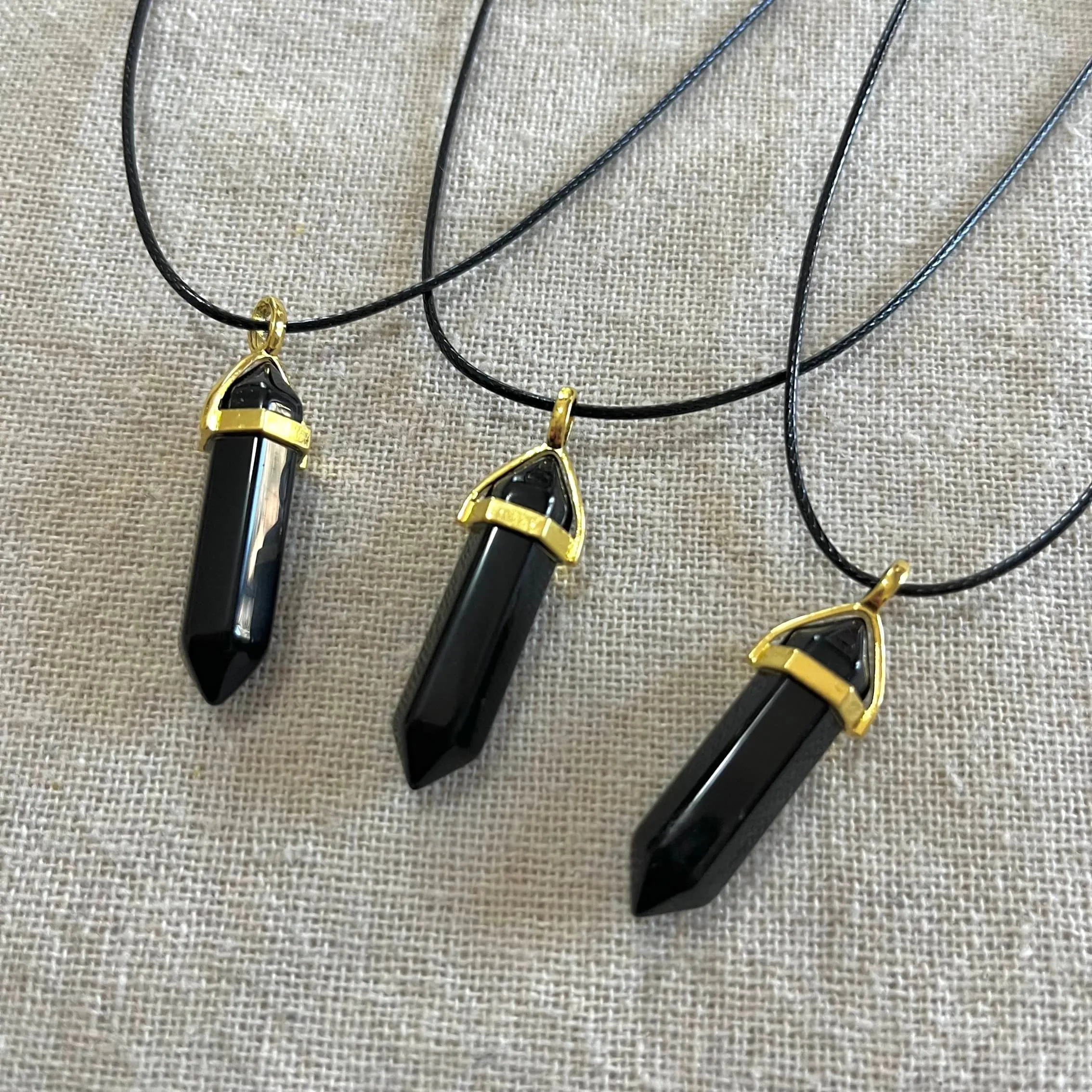 Lithos Point Pendant - Onyx