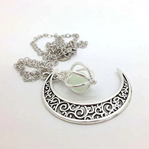 Luminy - Glow In The Dark Crescent Pendant