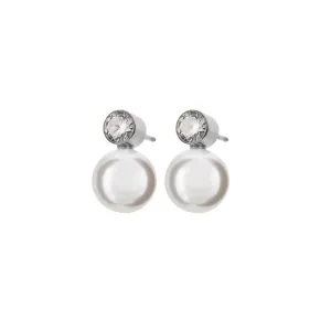 Luna Studs Large Steel Earrings