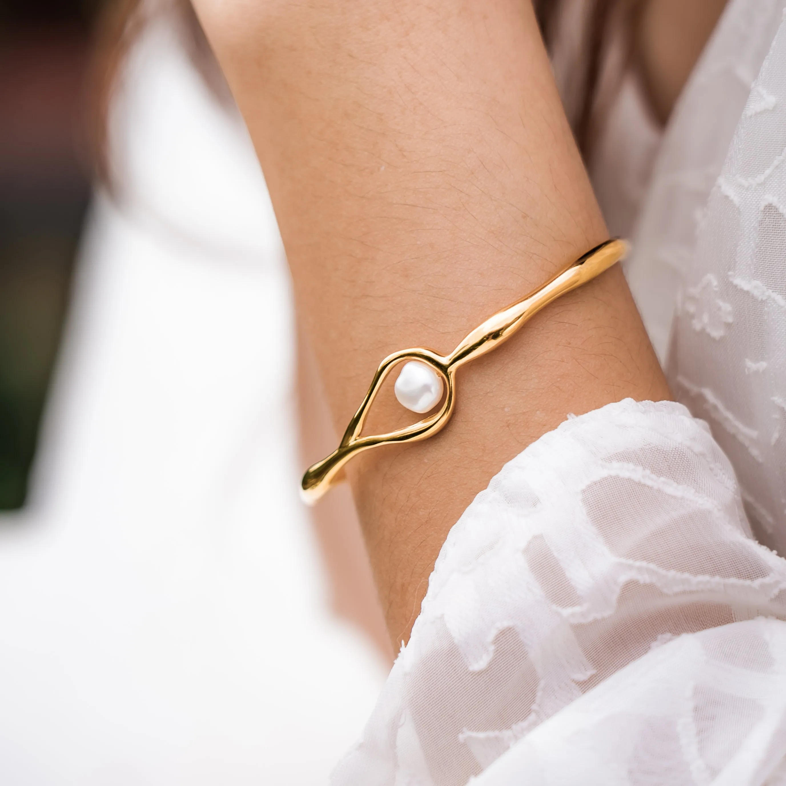 Milk and Honey Cuff Bracelet