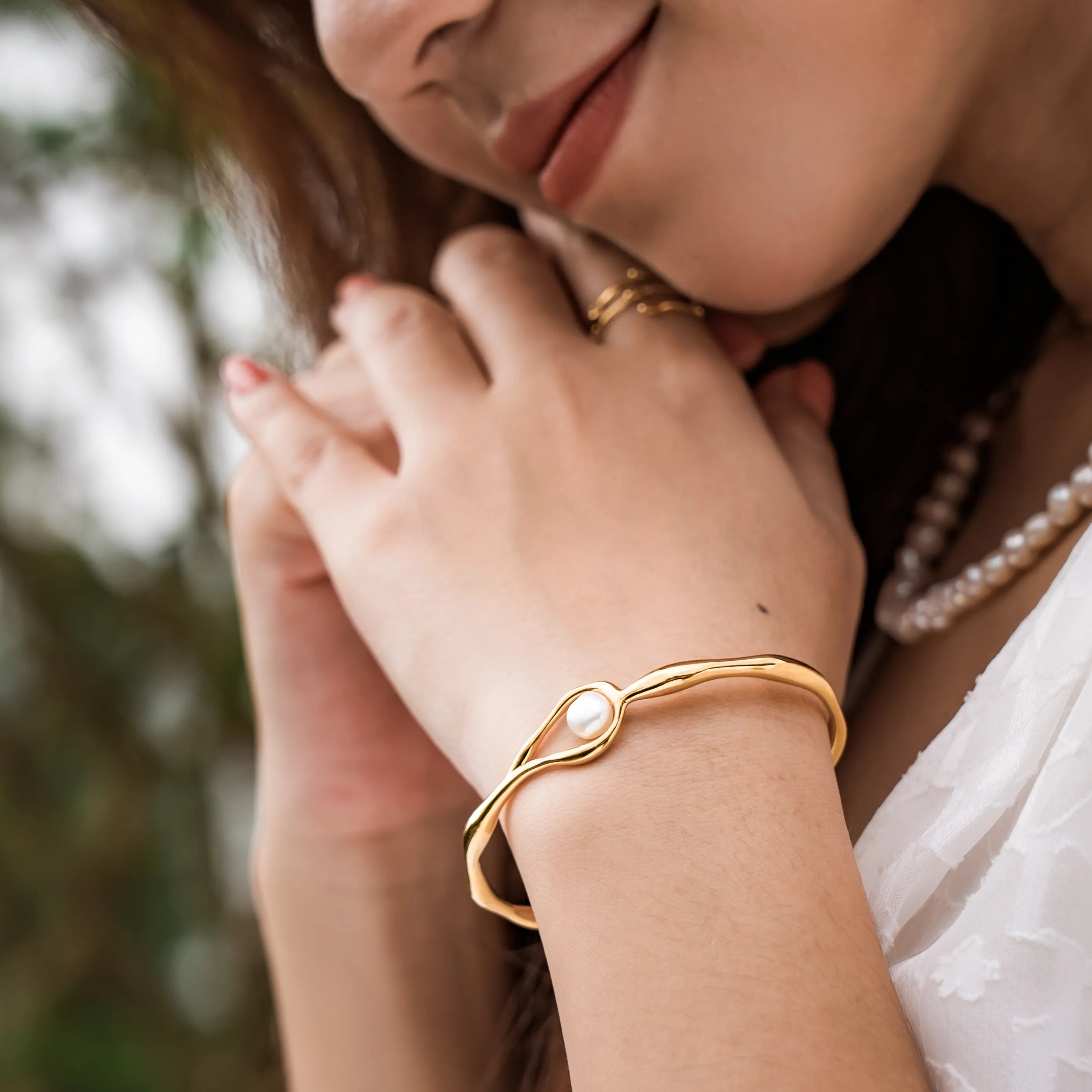 Milk and Honey Cuff Bracelet